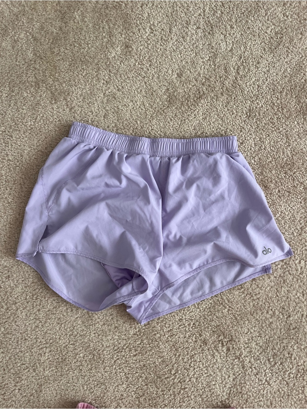 ALO Yoga Lavender Athletic Shorts